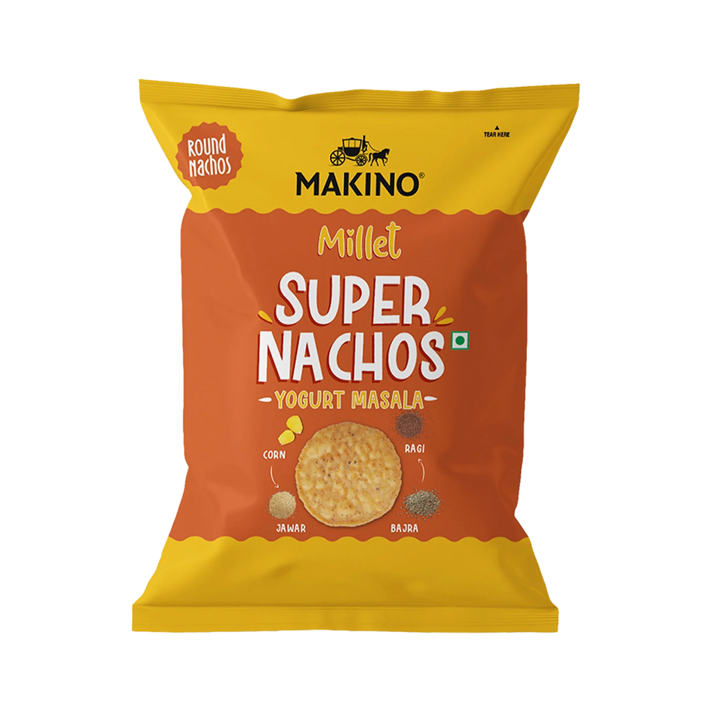 Makino Super Nachos Millets Yogurt Masala 60 Gms
