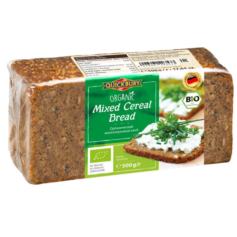 Quick bury Organic Cereal Bread 500 gm