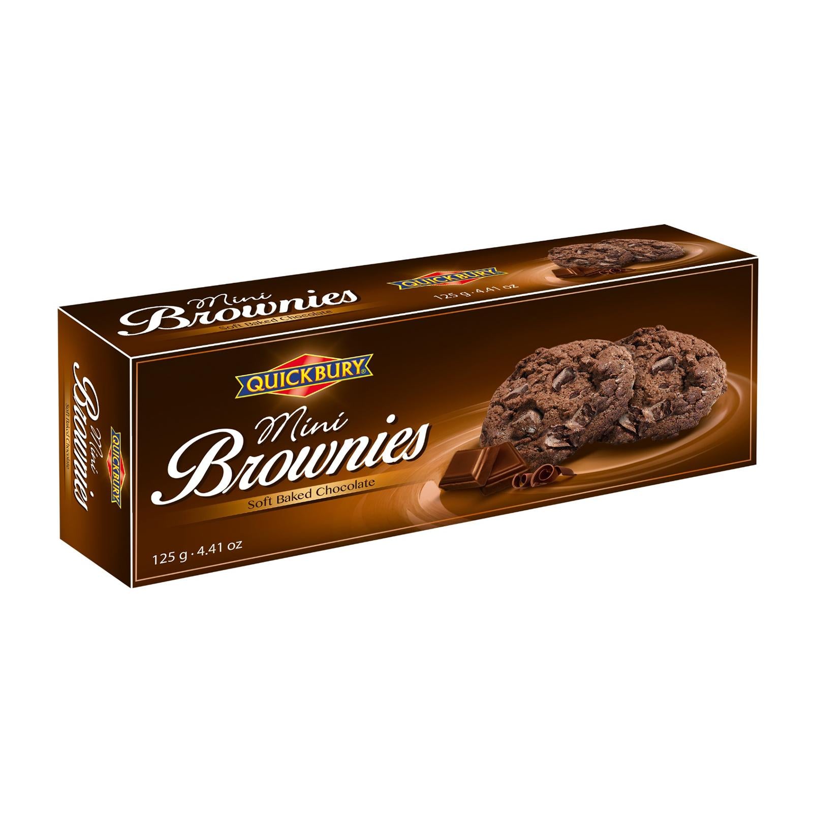 Quickbury Mini Brownies Chocolate 125 gm