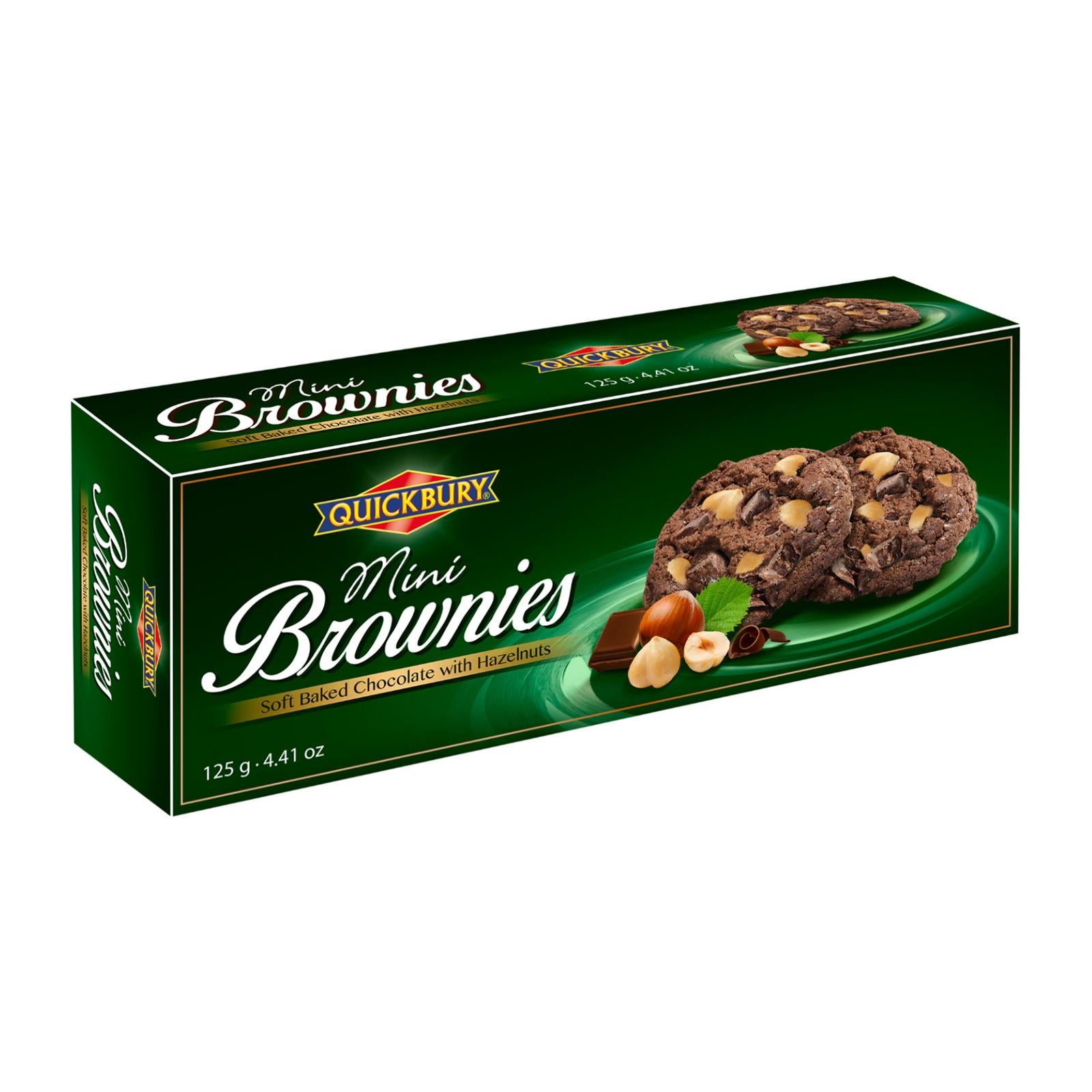 Quick bury Mini Brownies Chocolate and Hazelnut 125 gm