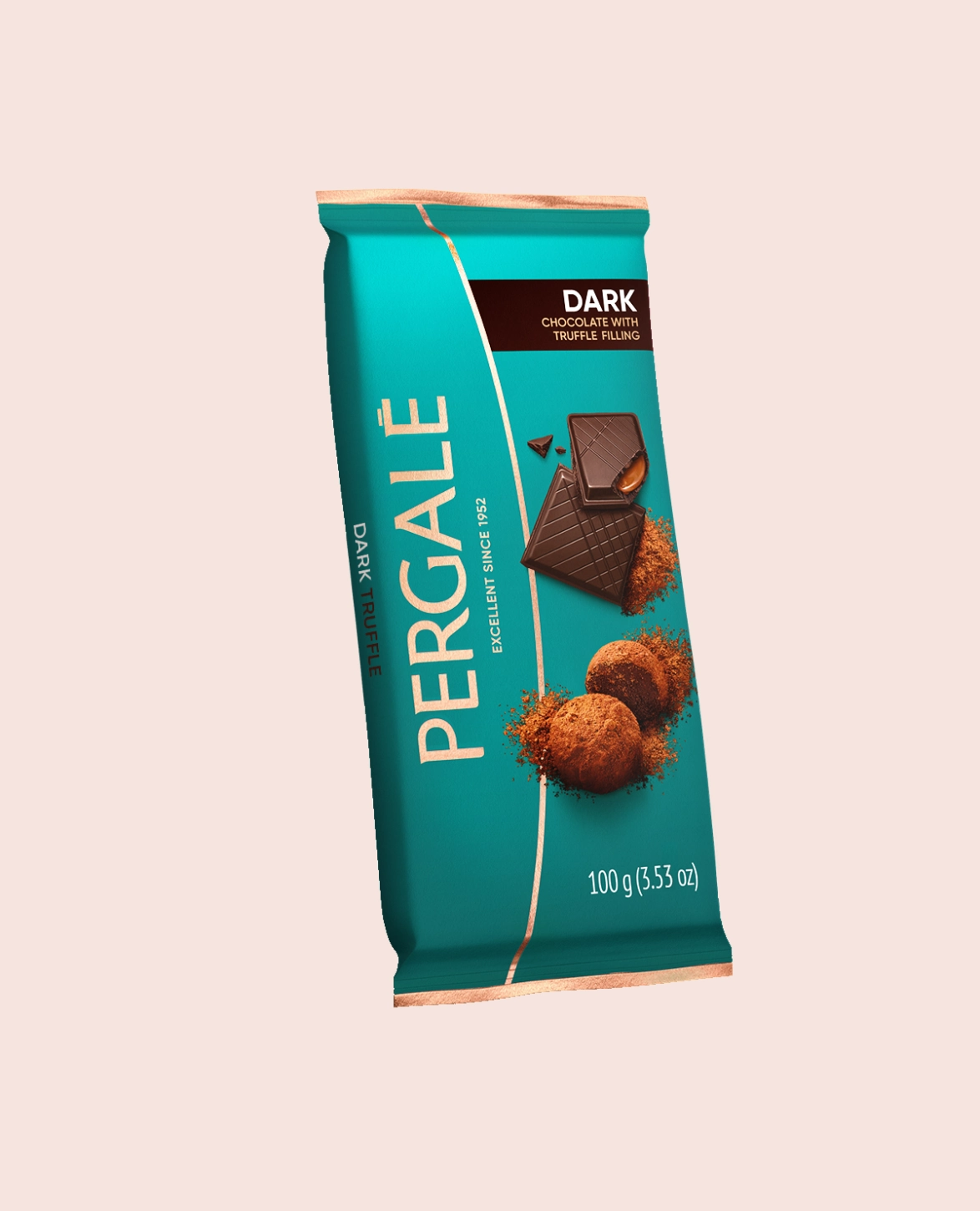 Pergale Dark chocolate with Truffle filling 100 Gm