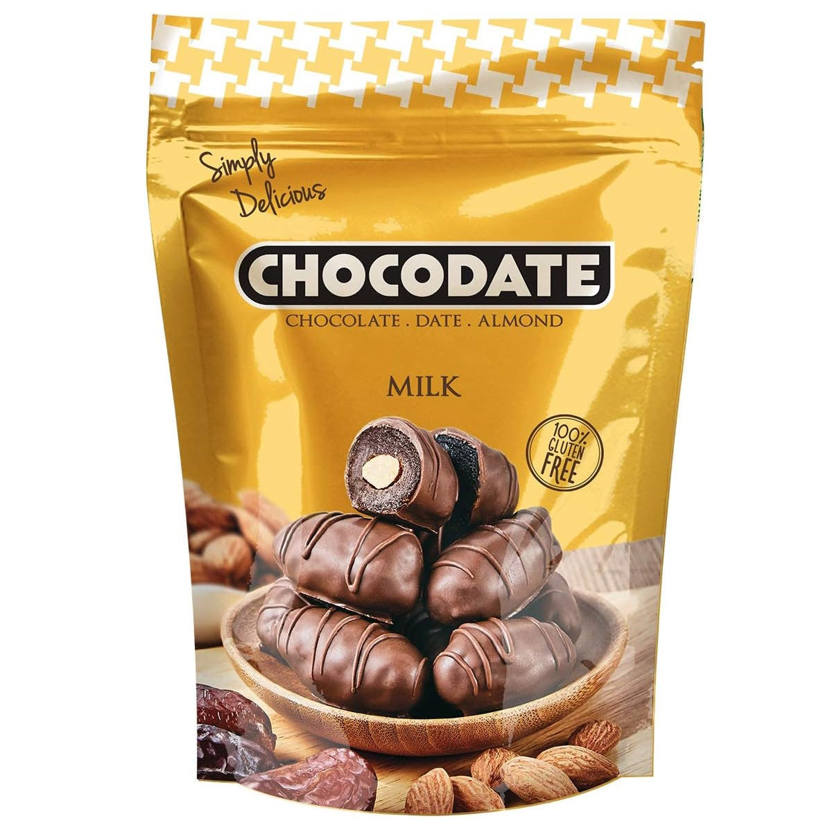 Chocodate Rich Milk Chocolate Date with Whole Almond 250 Gms