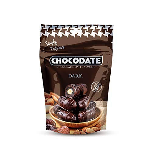 Chocodate Rich Dark Chocolate with Whole Almond 100 Gms