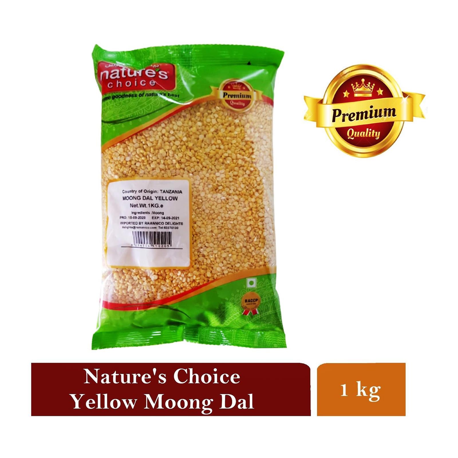 Natures Choice Premium Quality Moong Dal Yellow 1 Kg