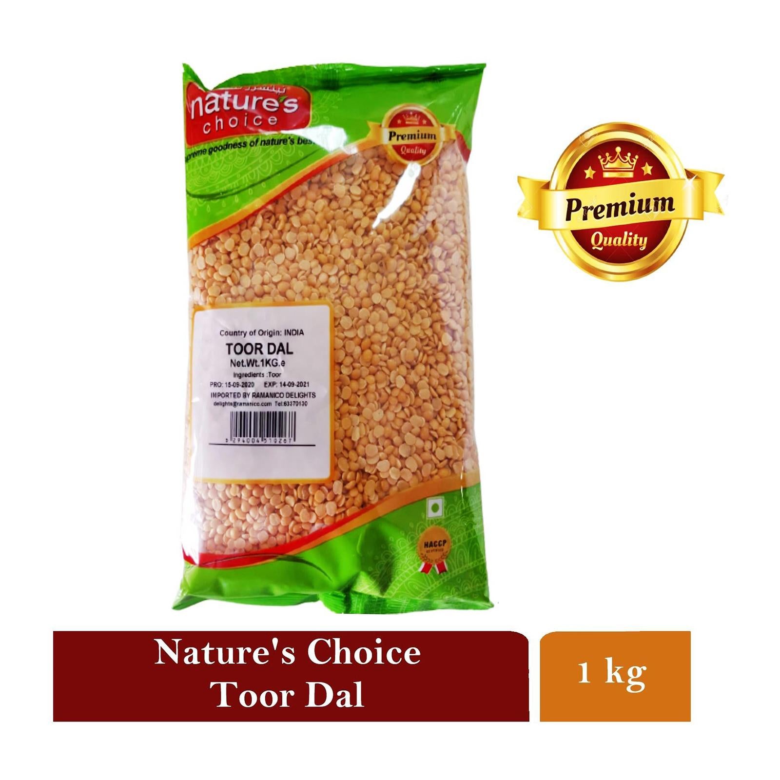 Natures Choice Premium Quality Toor Dal 1 Kg