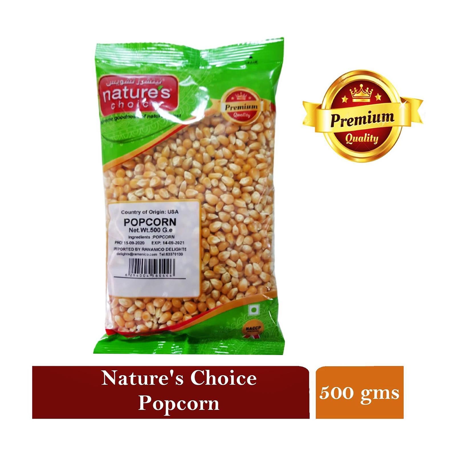 Natures Choice Premium Quality Popcorn 500 Gms