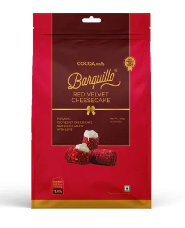 Cocoa Melts Barquillo Red Velvet Cheesecake Chocolate 100 Gms