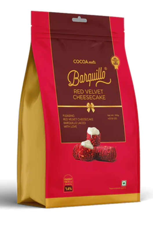 Cocoa Melts Barquillo Red Velvet Cheesecake Chocolate 100 Gms