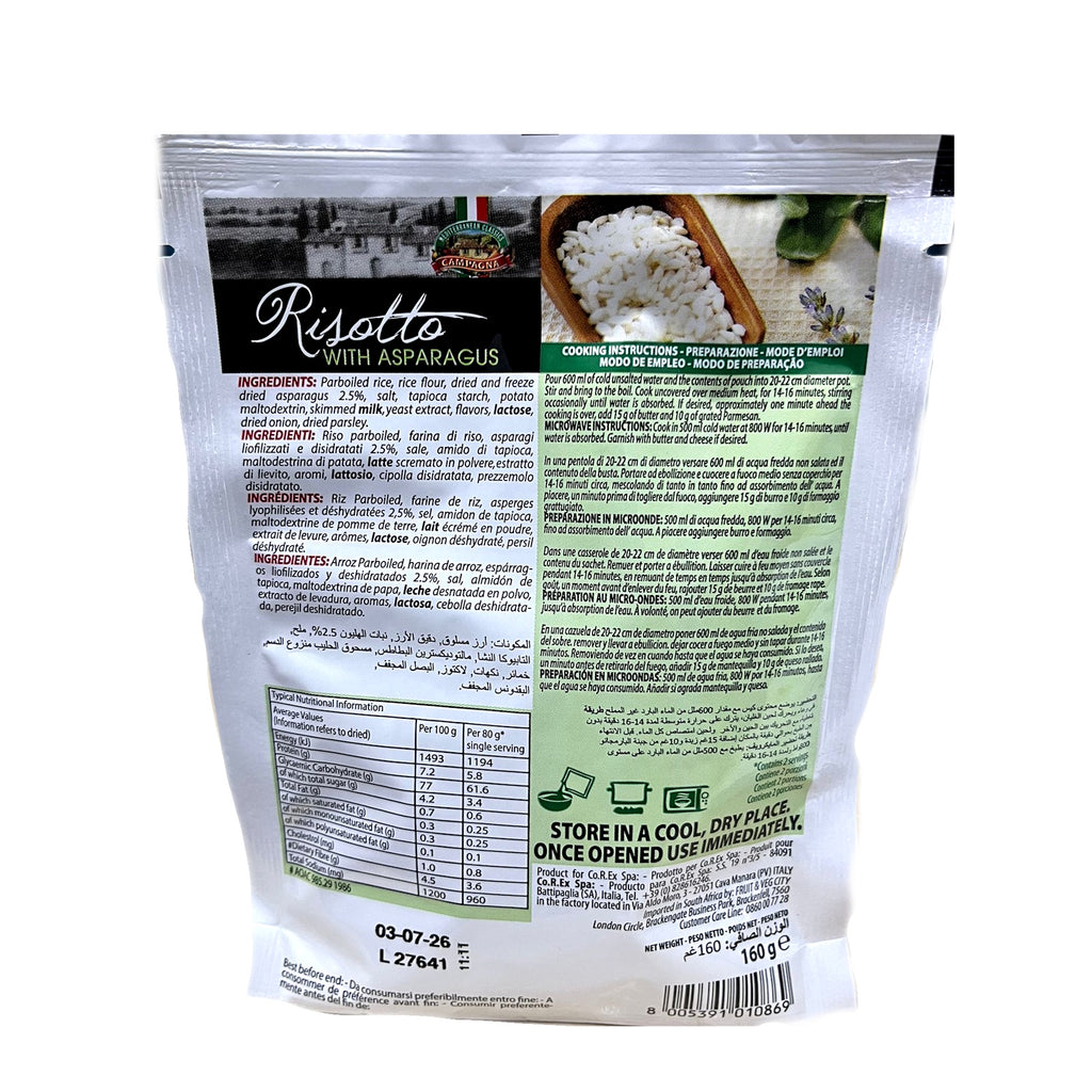 Campagna Risotto with Asparagus 160 Gms