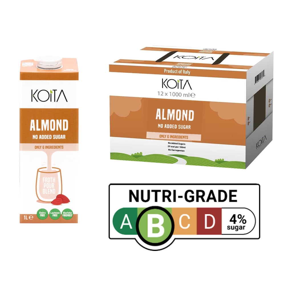 Koita Almond Milk No Added Sugar 12 X 1L