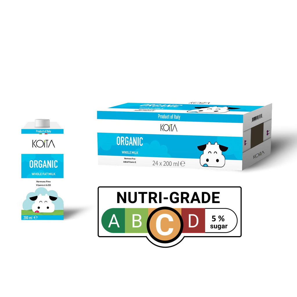 Koita Premium Organic Whole Milk 24 x 200 ml