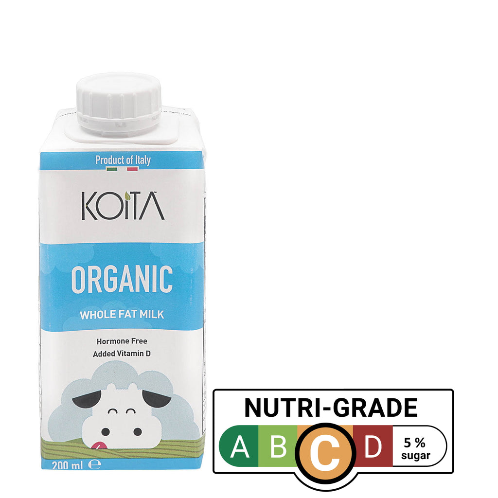 Koita Premium Organic Whole Milk 24 x 200 ml