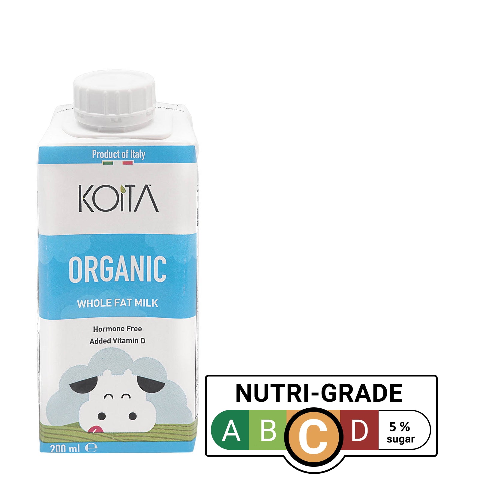 Koita Premium Organic Whole Milk 24 x 200 ml