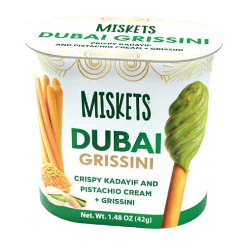Miskets Crispy Kadayif and Pistachio Cream and Grissini