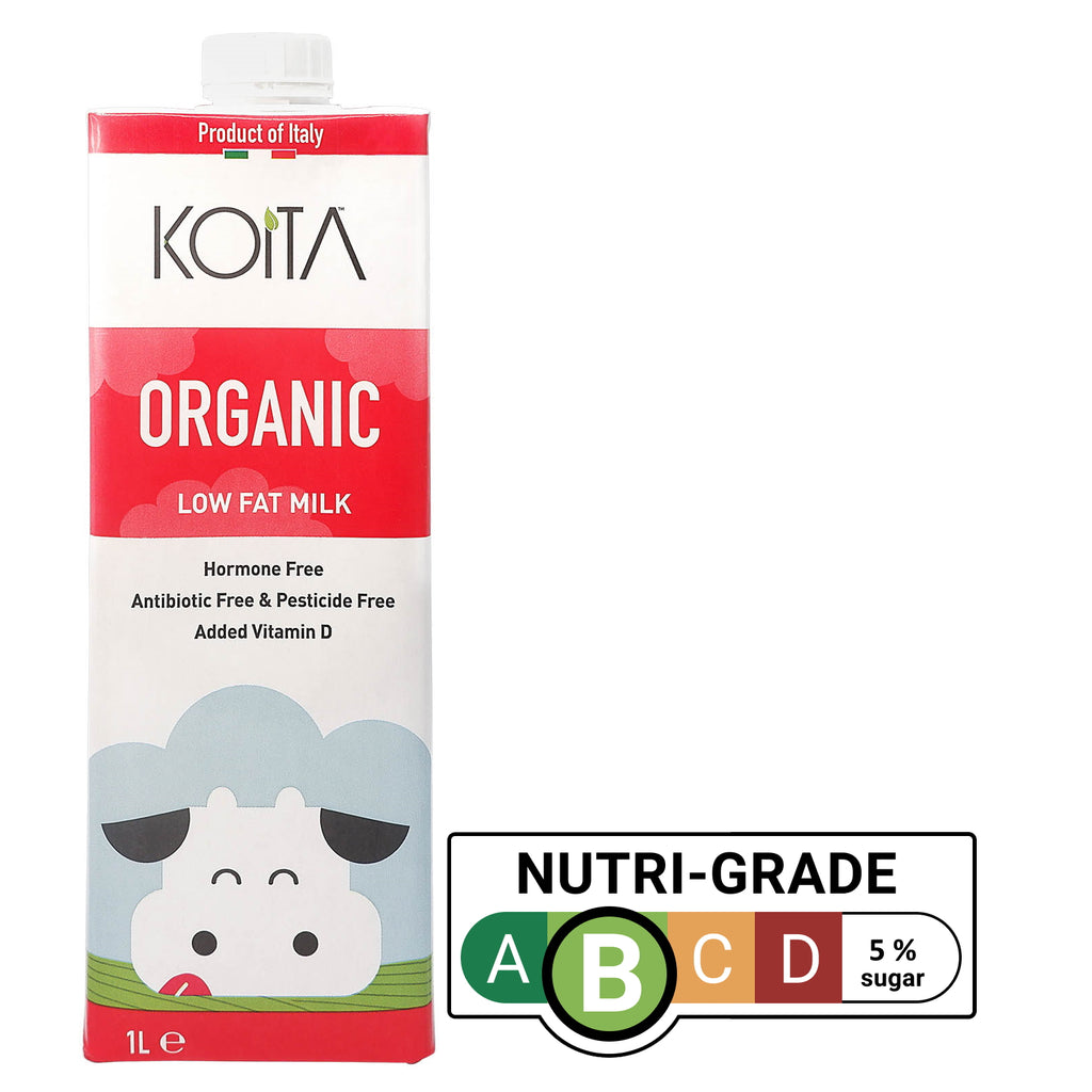 Koita Premium Organic Low-Fat Milk 12 X 1 L