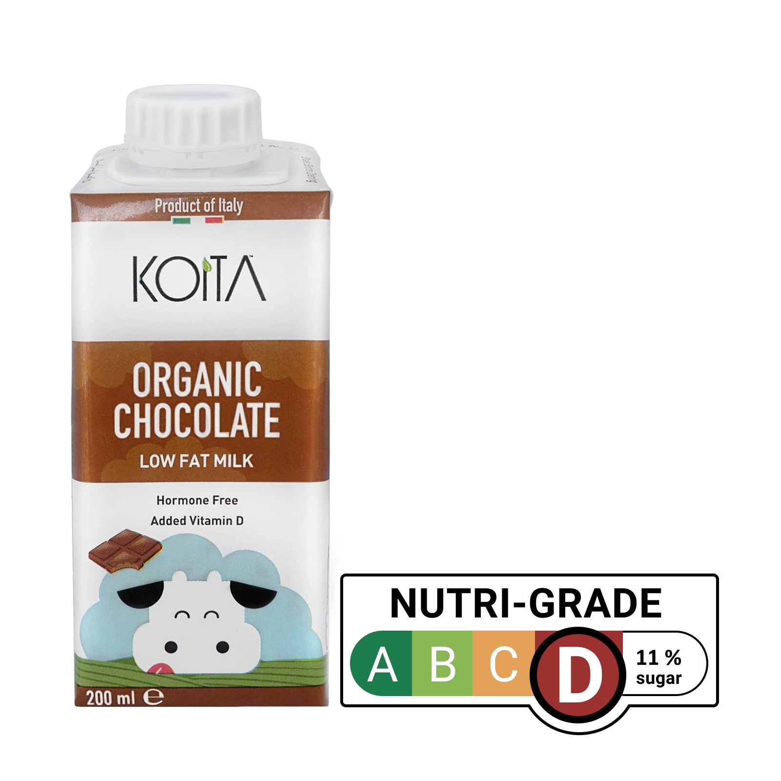 Koita Premium Organic Chocolate Milk 24 x 200 ml