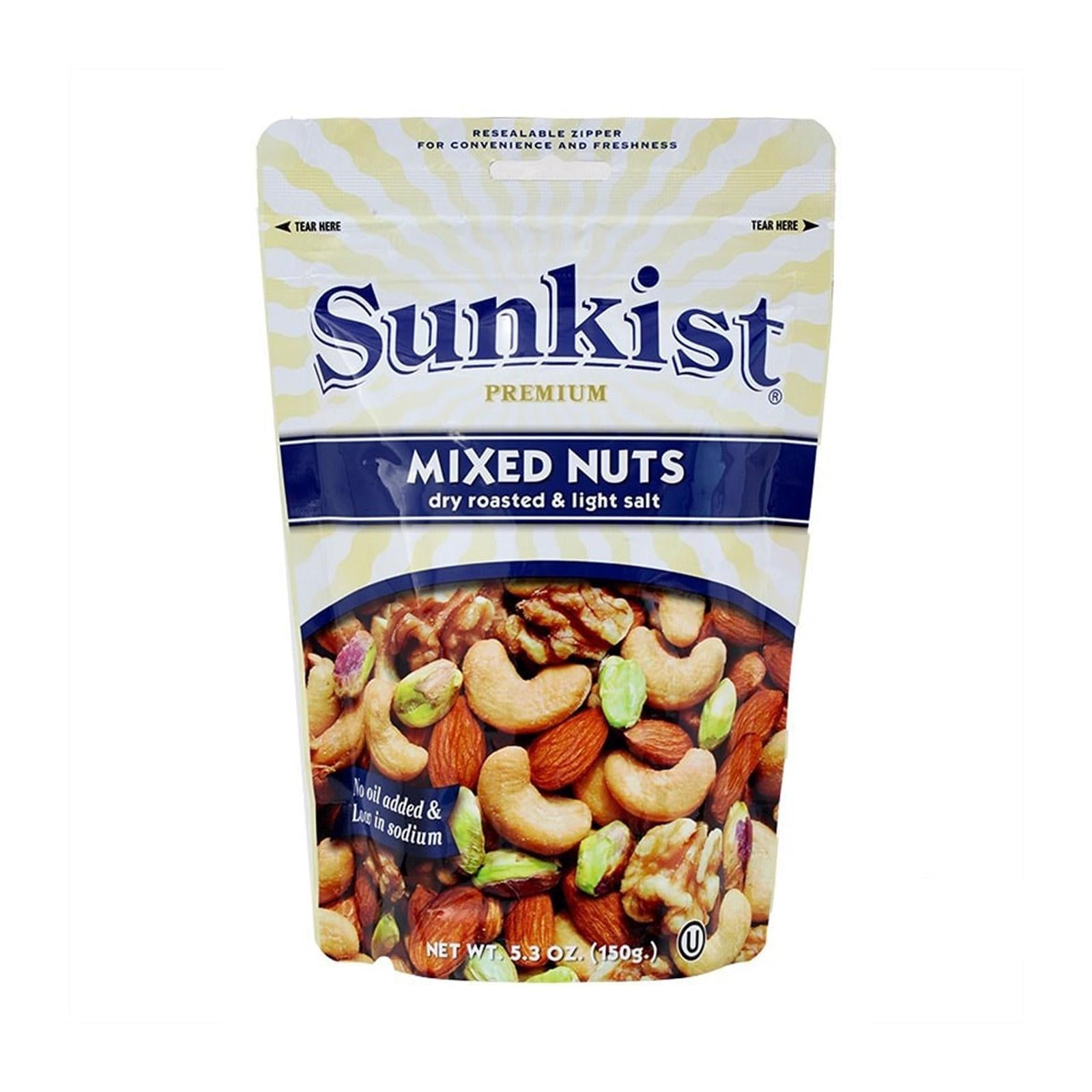 Sunkist Premium Mixed Nuts Dry Roasted & Light Salted 150 gm