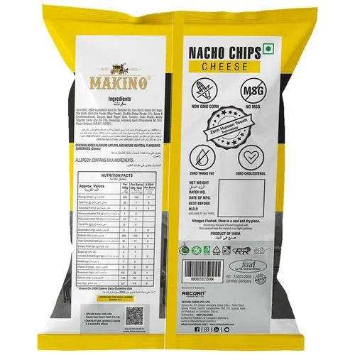 Makino Nacho Chips Cheese 60 Gms