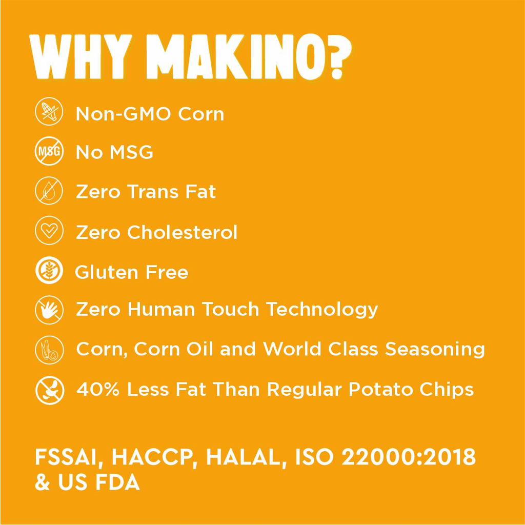 Makino Nacho Chips Jalapeno 150 Gms