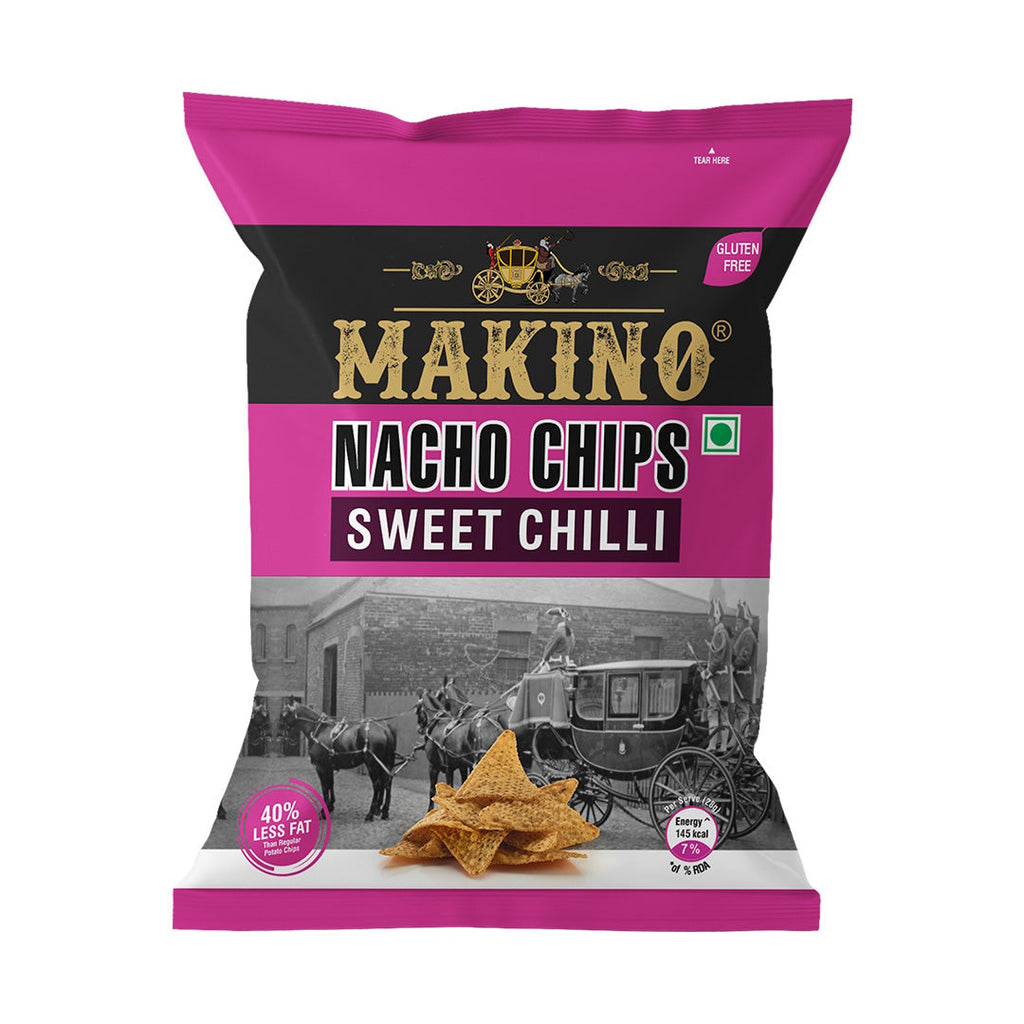 Makino Nacho Chips Sweet Chilli 150 Gms