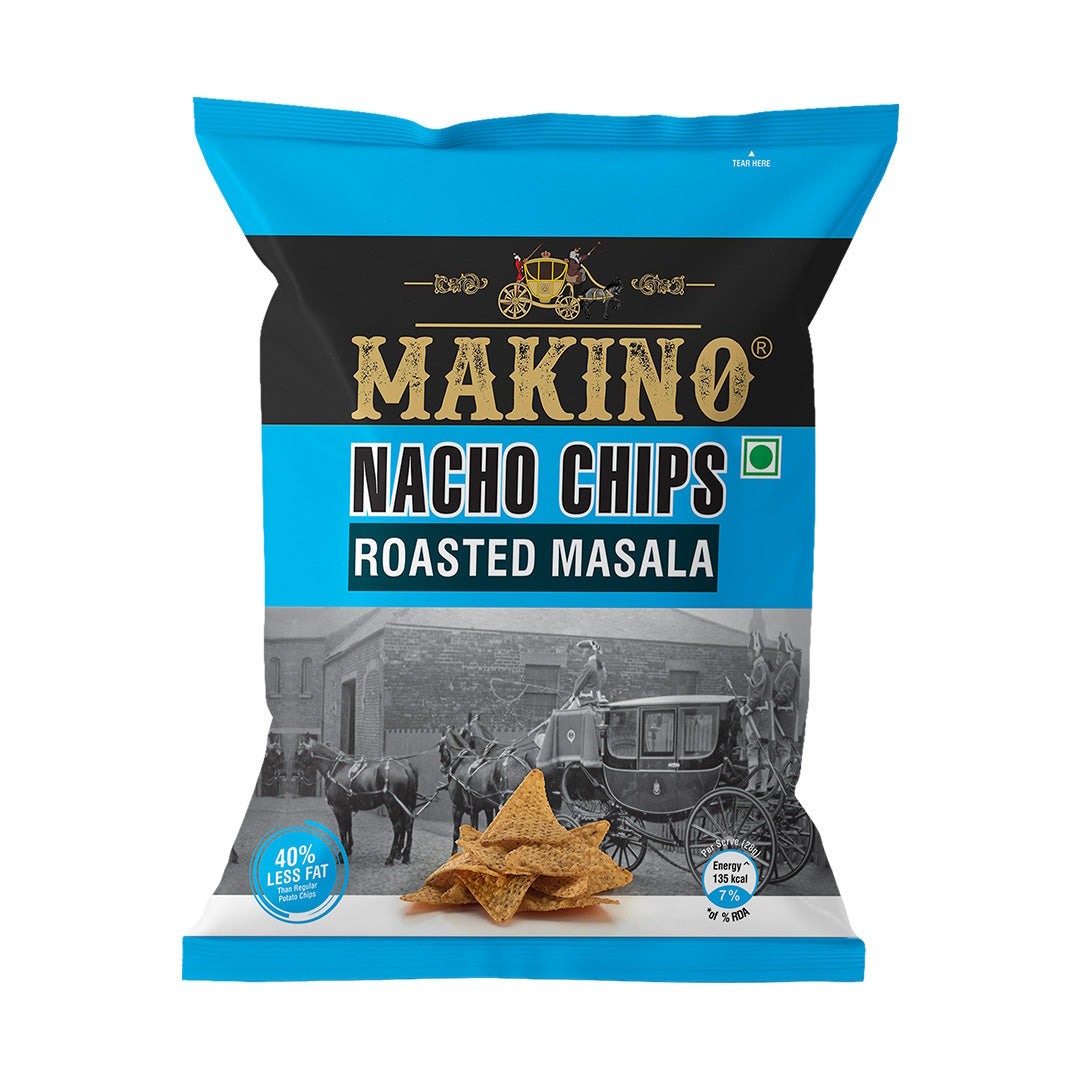 Makino Nacho Chips Roasted Masala 60 Gms