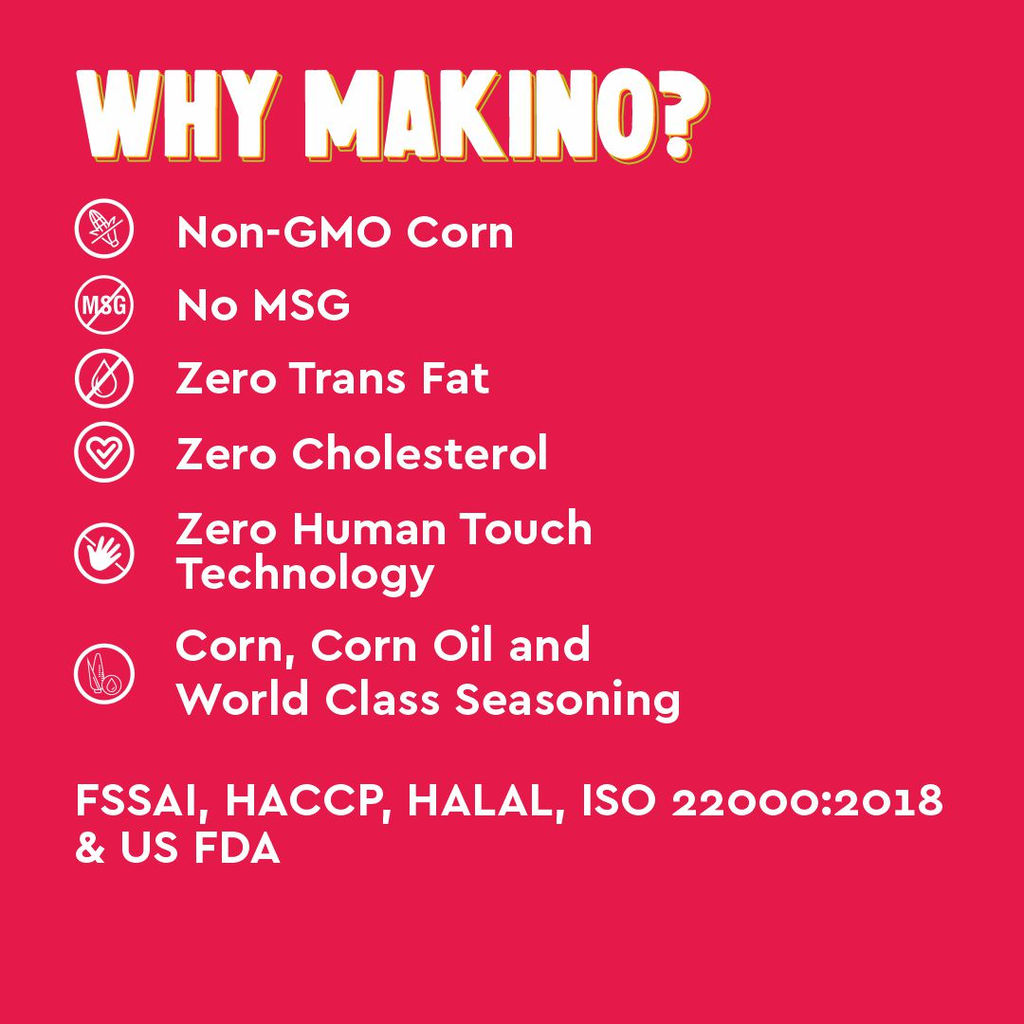 Makino Nacho Chips Roasted Masala 60 Gms