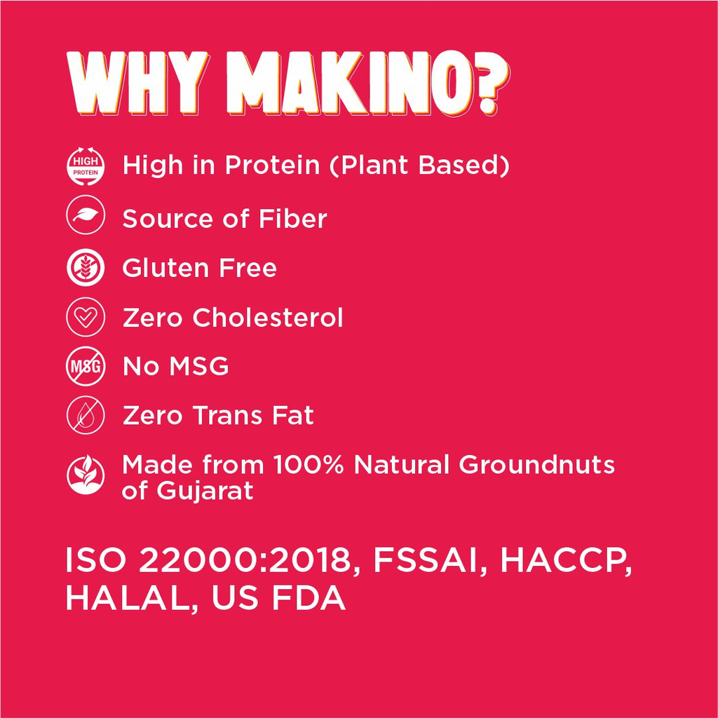 Makino Roasted Peanuts With Salted 100 Gms