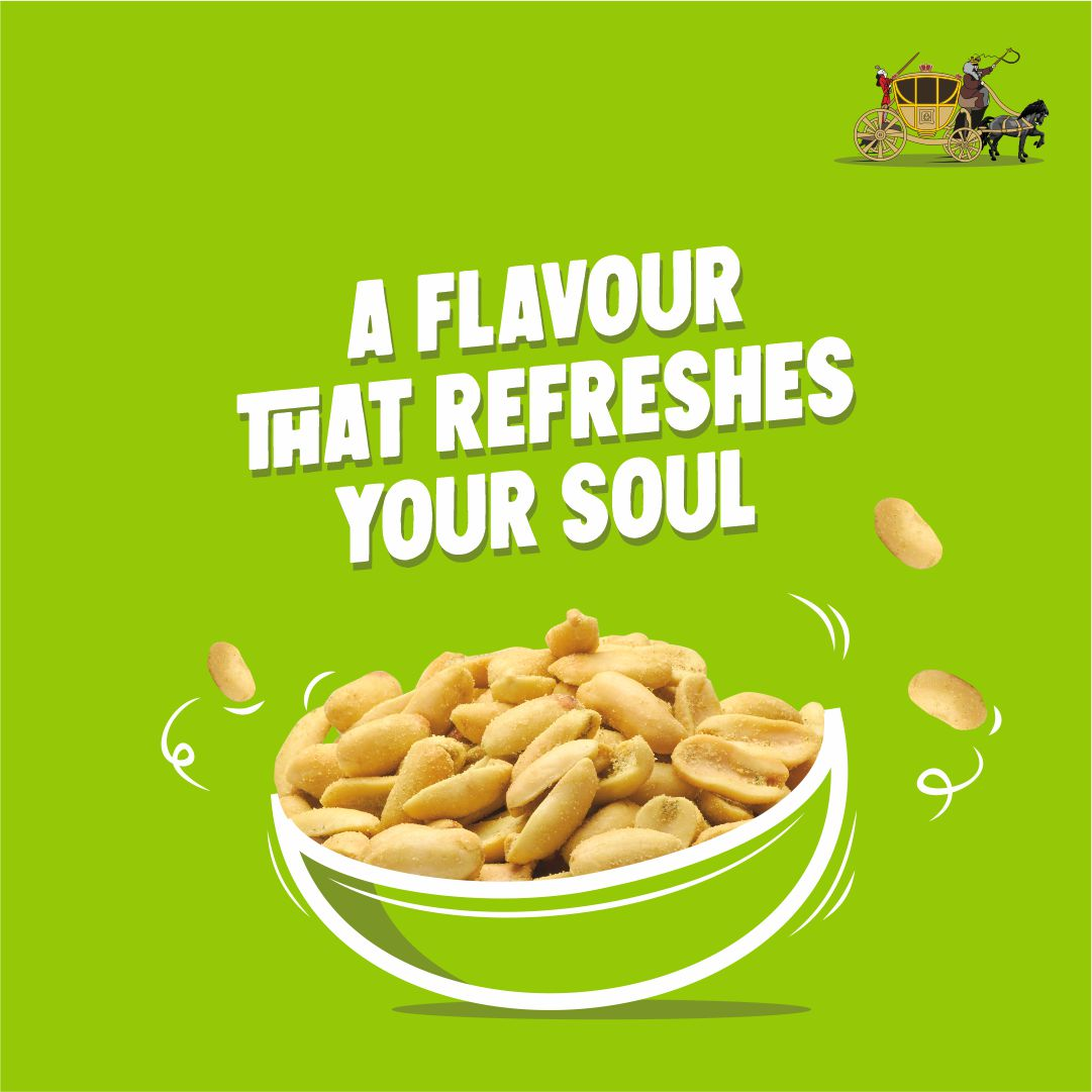 Makino Roasted Peanuts With Lemon And Mint 100 Gms