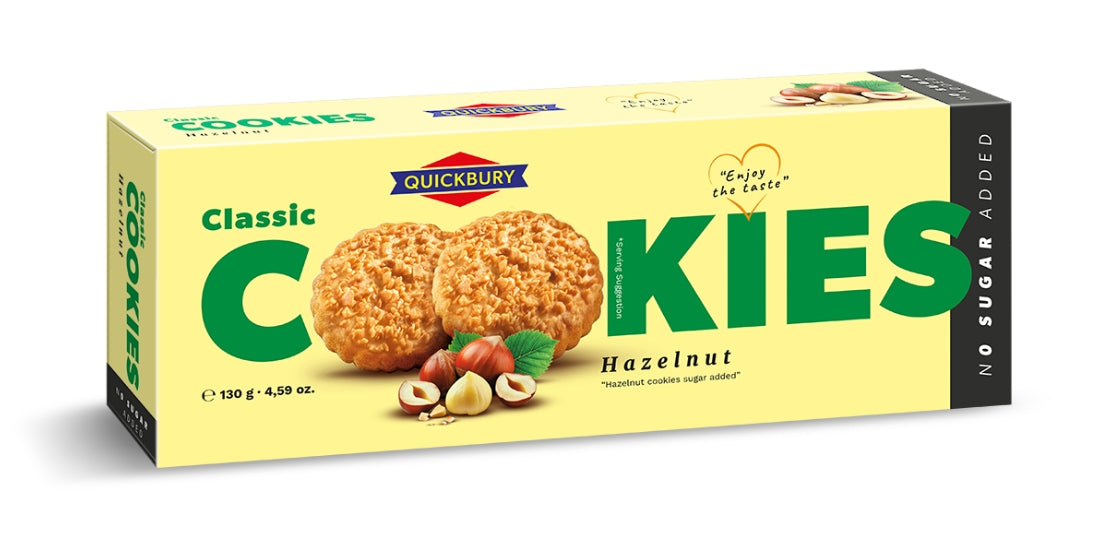 Quickbury Sugar Free Hazelnut Cookies