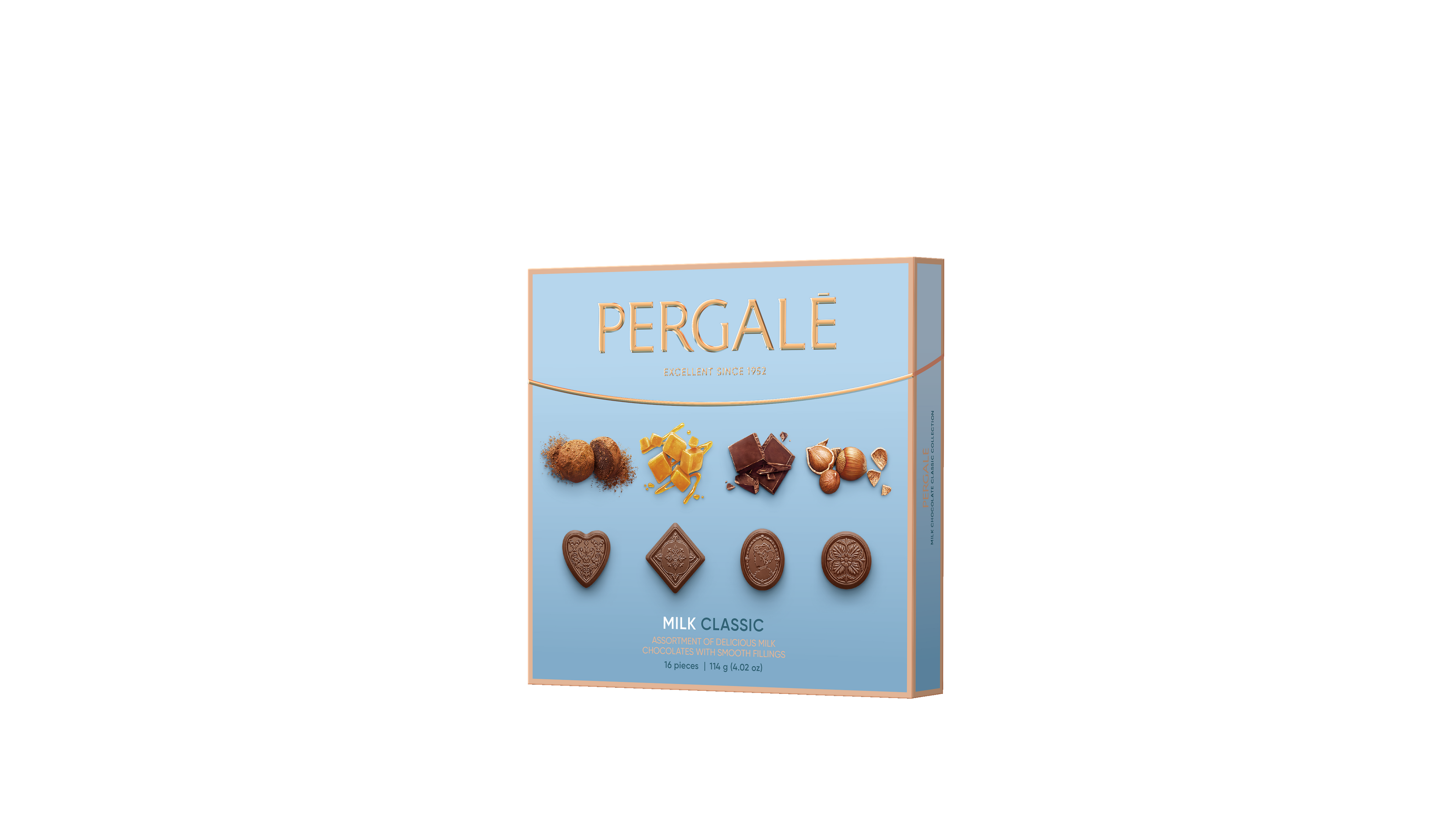 Pergale Assorted cocoa delights Milk Classic Chocolate 114 Gm