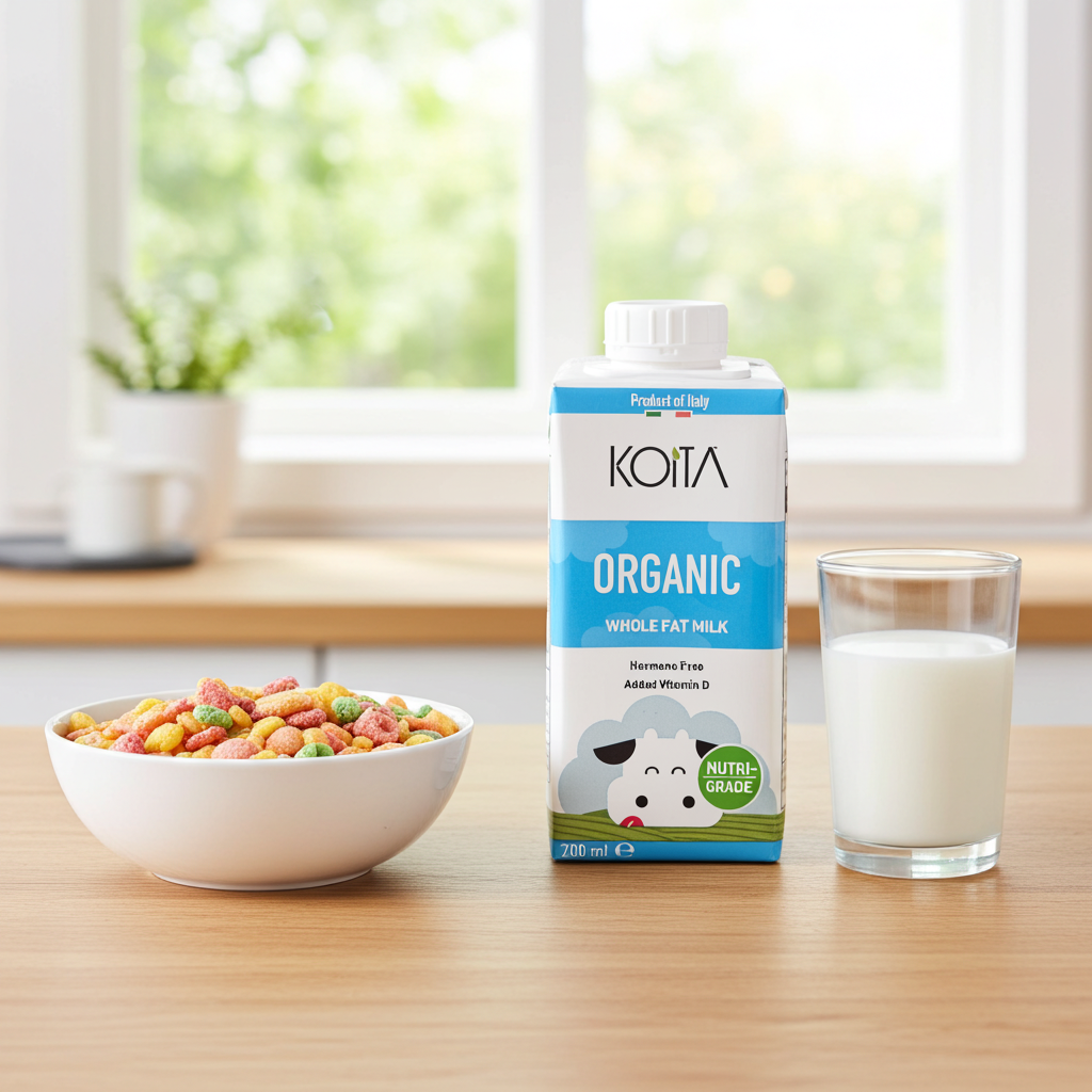 Koita Premium Organic Whole Milk 24 x 200 ml